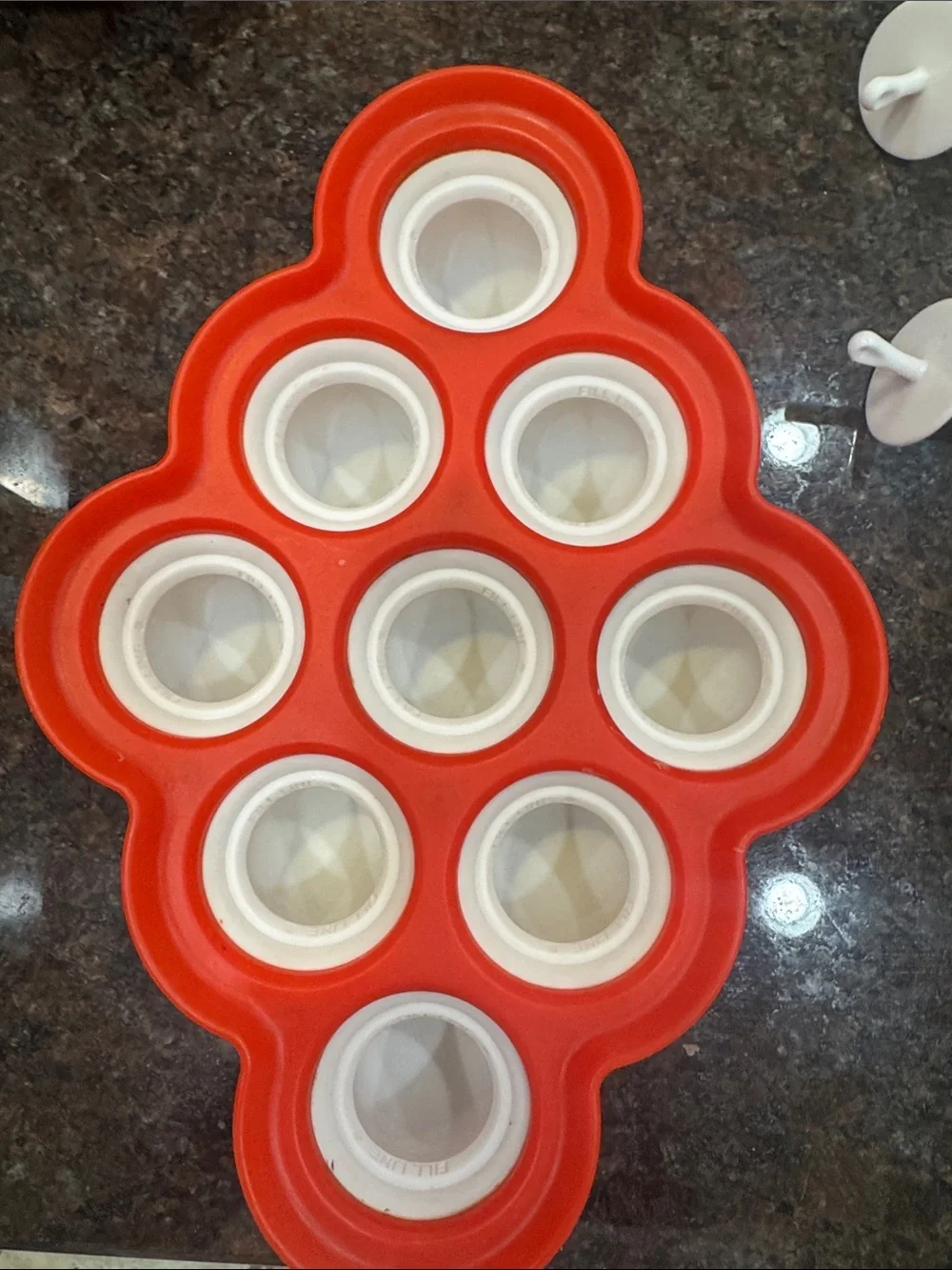 Zoku Silicone popsicle & bonus tray with replacement pieces for zoku tray